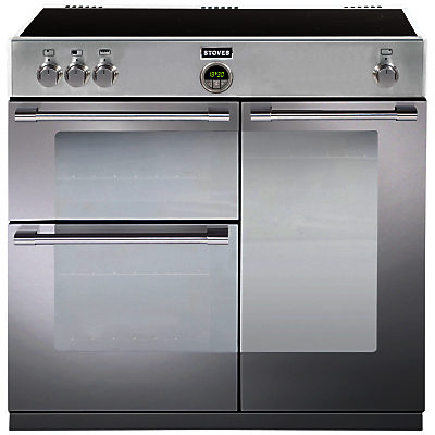 Stoves Sterling 900EI Freestanding Electric Range Cooker, Stainless Steel